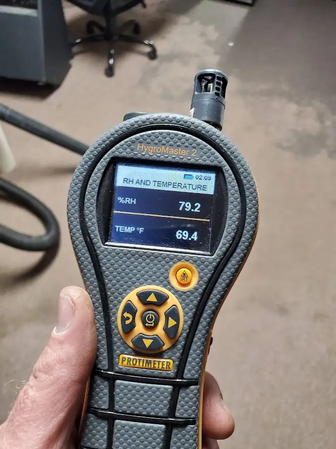 Moisture meter humidity assessment for Fire & Smoke Damage Restoration in Pomona