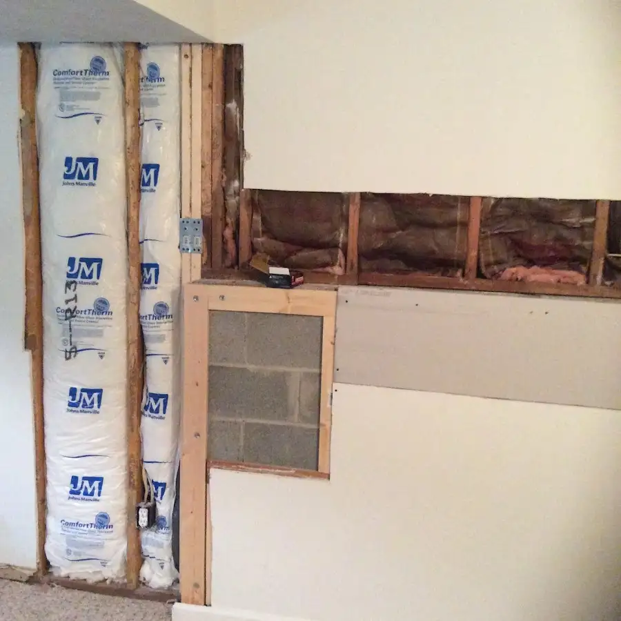 Wall insulation replacement during Odor Removal & Deodorization in Pomona